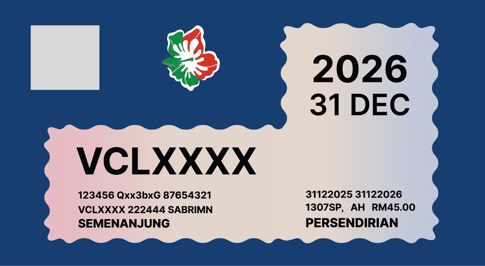 Contoh Roadtax